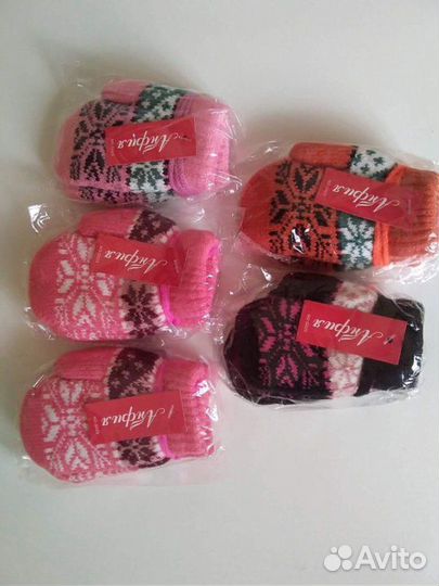 Перчатки мальчик/девочка (новые)