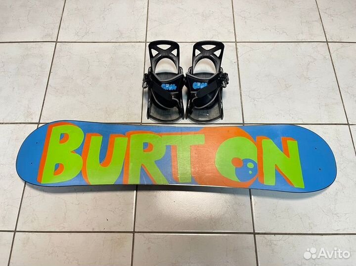 Детский сноуборд комплект Burton - 100 - Youth