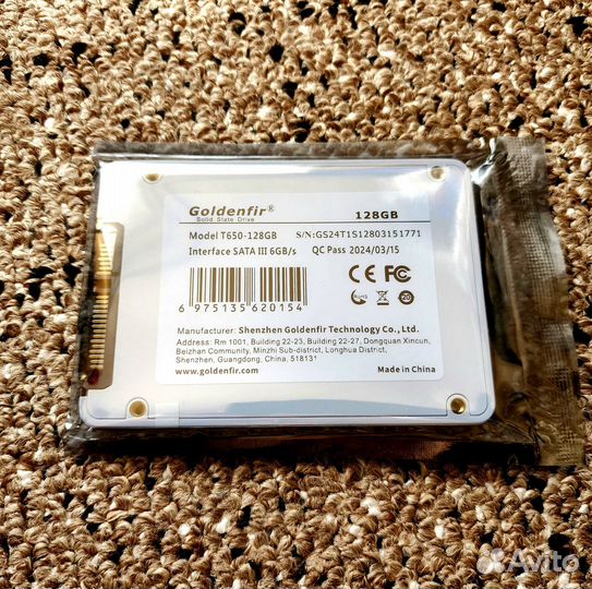 SSD диск Goldenfir 128gb (Новый)