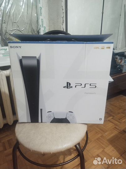 Sony playstation 5 с дисководом и с коробкой