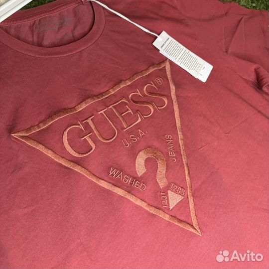 Новая футболка guess big logo