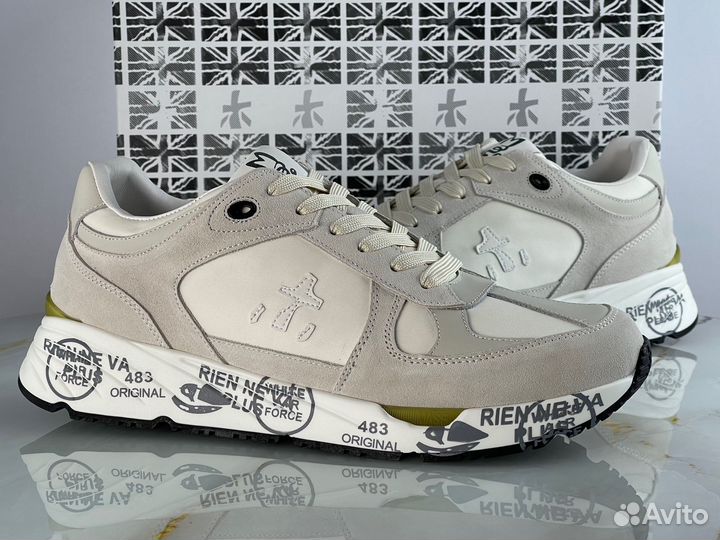 Premiata кроссовки mase cream