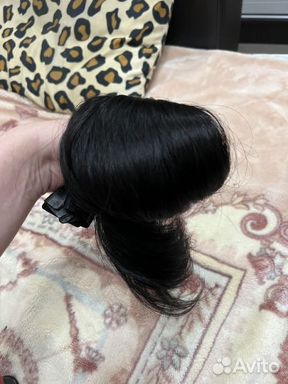 Волосы на лентах натуральные
