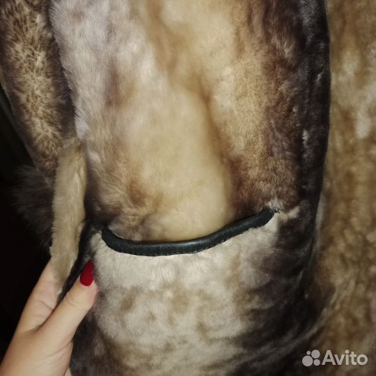 Шуба мутоновая 44