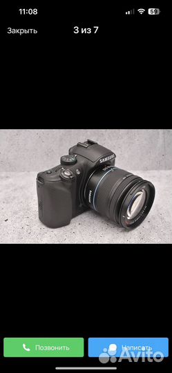 Беззеркальный фотоаппарат Samsung NX 11