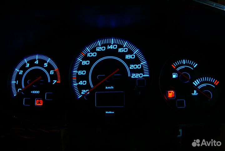 Ford Escort Mk7 тюнинг шкалы приборов тип 2