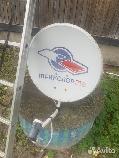 Антенна спутниковая и приставка НТВ