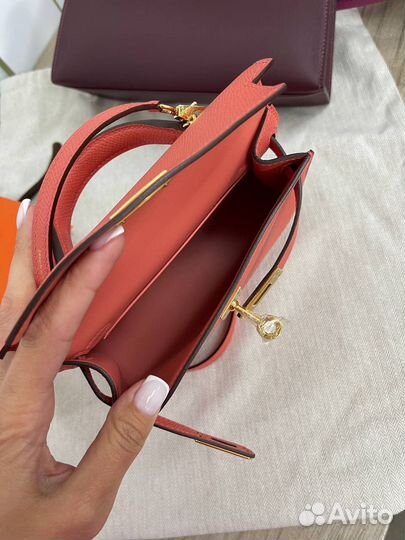 Сумка hermes kelly mini Epsom