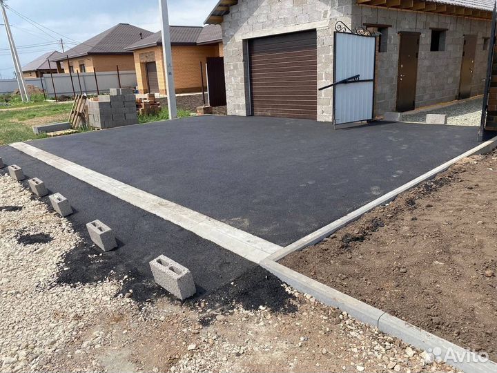 Асфальтирование, укладка асфальта