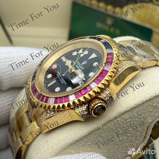 Роскошные мужские часы Rolex GMT master II