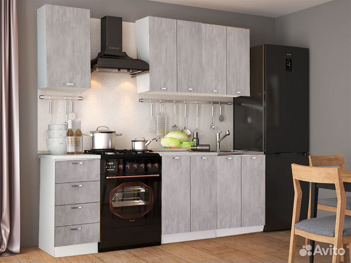 Кухня новая Рокет 1.6м