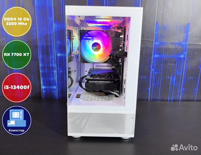 Мощный компьютер i5-RX7700XT-16DDR4-MUN6581930-B760