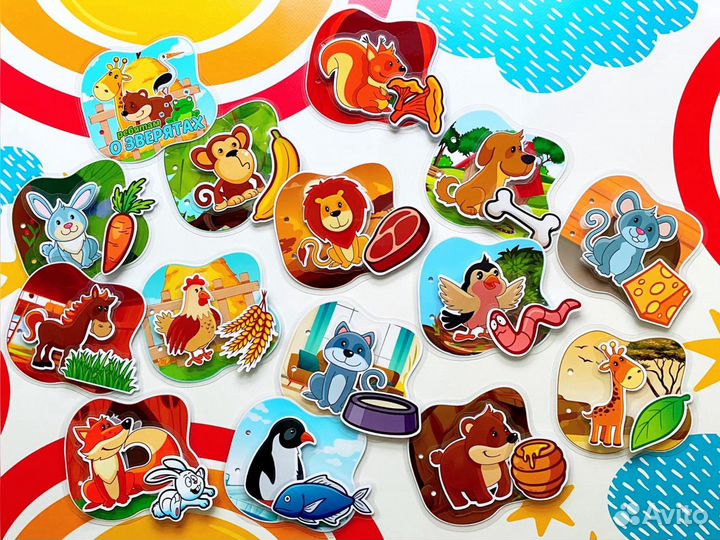 Книжка-малышка на липучках 