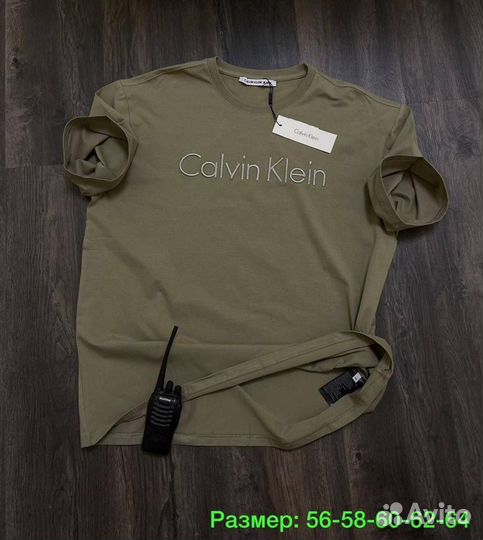 Футболка Calvin Klein великан, 4 цвета, 54-64