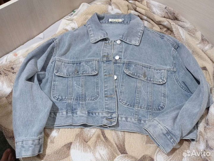 Джинсовая куртка для девочки