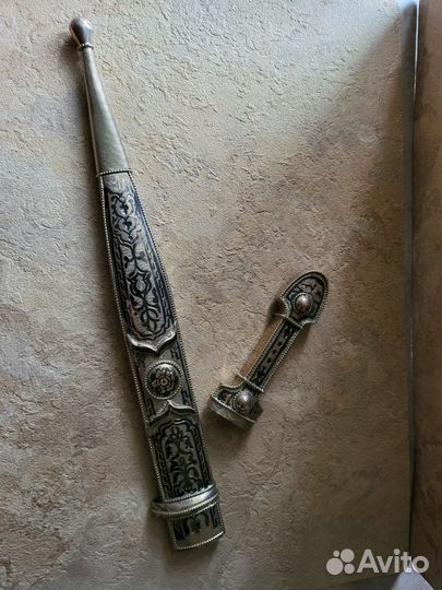 Сувенир Серебряные ножны Кубачи