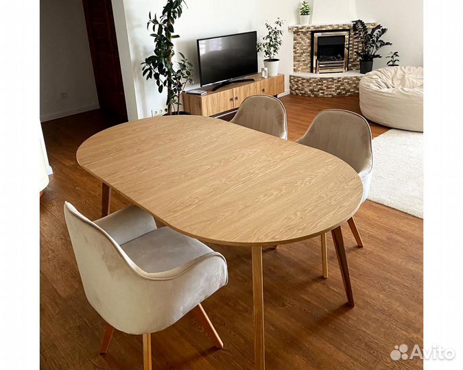 Стол круглый раздвижной