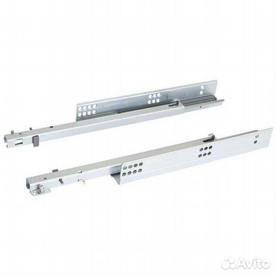 Направляющие скрытого монтажа с доводчиком 400мм