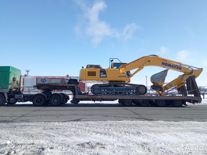 Перевозка негабаритных грузов, аренда трала