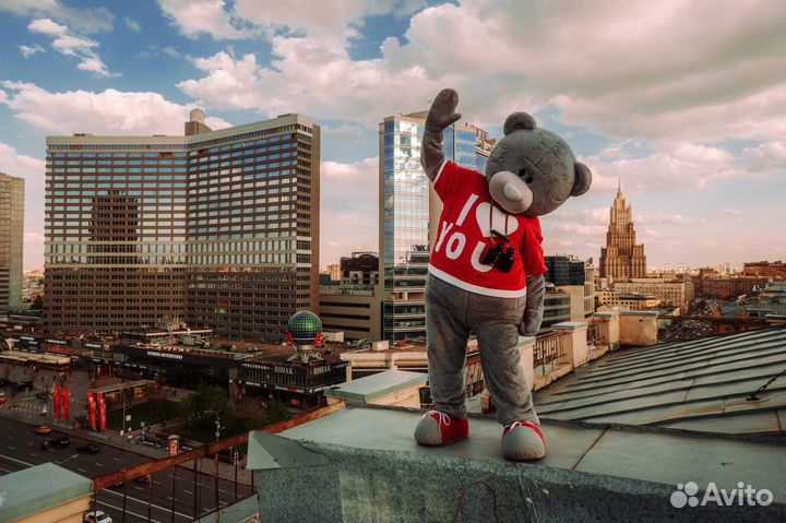 Ростовая кукла Мишка Тедди. Акция