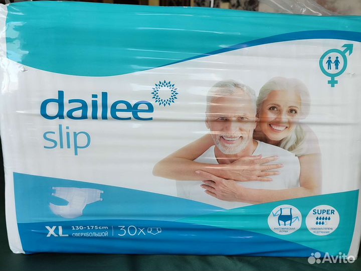 Памперсы для взрослых Dailee slip XL super