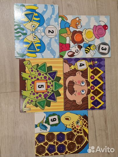 Развивающая игра Пуговки по числам Melissa&Doug