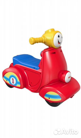 Обучающий скутер каталка машинка Fisher Price