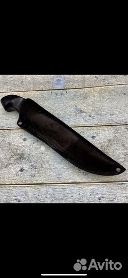 Финский нож пуукко n690 черный грап