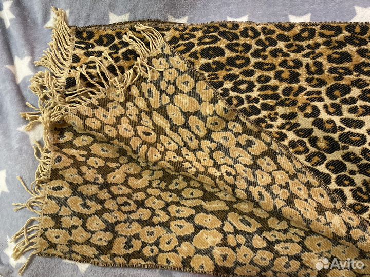 Снуд палантин шарф леопардовый