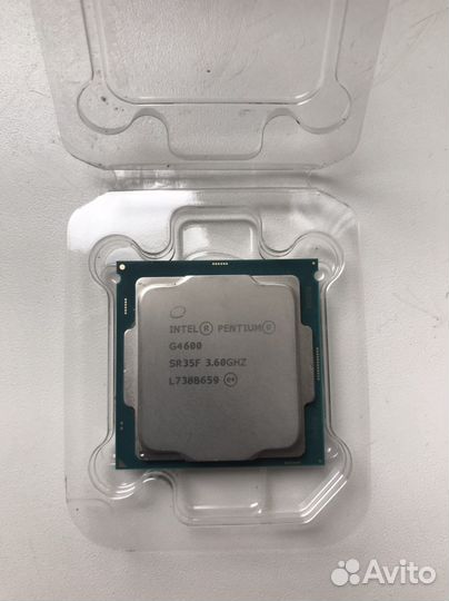 Процессор G4600 LGA 1151 в отличном состоянии
