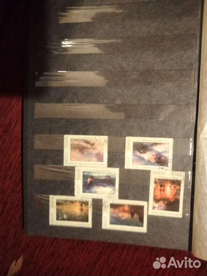 Альбом с марками СССР искусство,часть 2