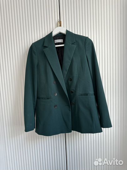 Пиджак женский mango s зеленый