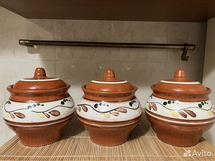 Глиняный горшок для запекания