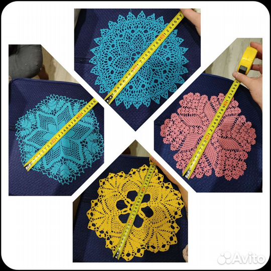 Салфетки вязаные крючком