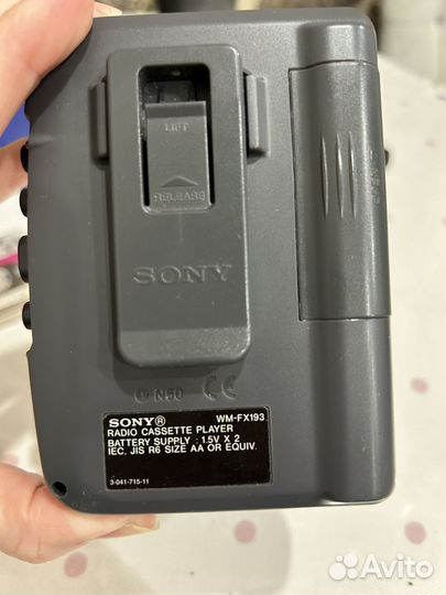 Кассетный плеер sony walkman