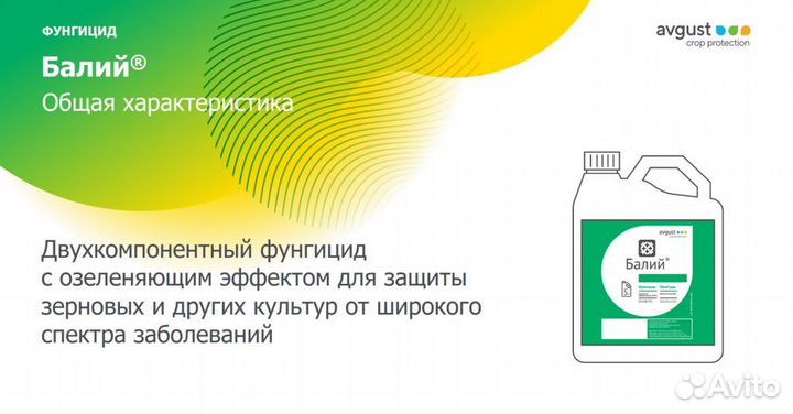 Фунгицид Балий лучший двухкомпонентный препарат