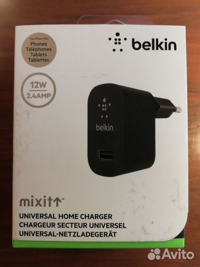 Сетевое зарядное устройство Belkin F8M731vfBLK чер