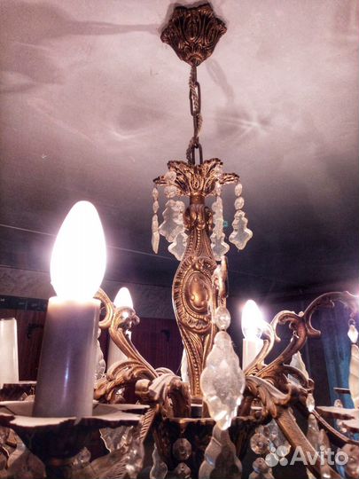 2 люстры и одно бра Дубовый лист