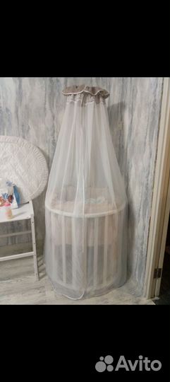 Бортики и балдахин в кроватку