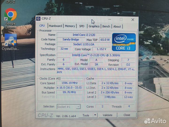 Системный блок Core i3-2120/4Gb/500Gb/Intel HD