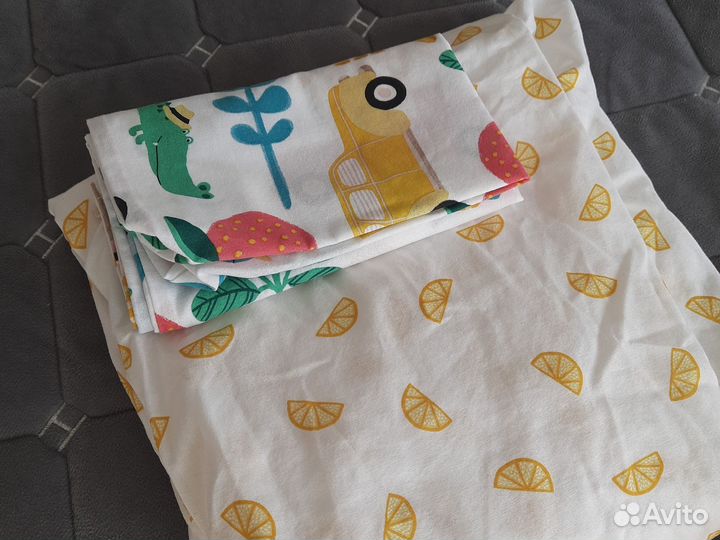 Простынь на детскую кроватку икея 120*60