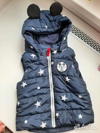 Жилетка h&m 9-12-18 месяцев