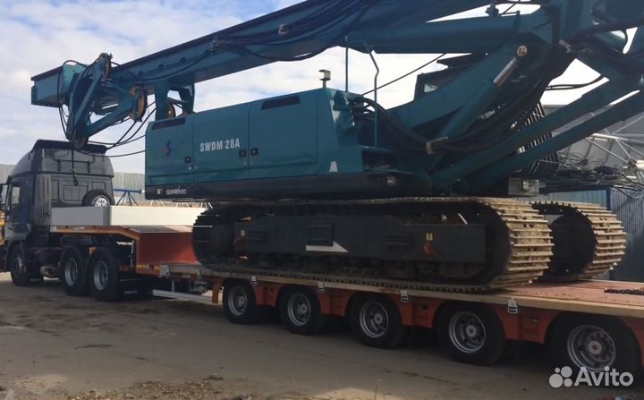 Грузоперевозки негабарита услуги трала до 125 тонн