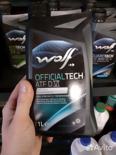 Масло трансмиссионное ATF D 6 wolf