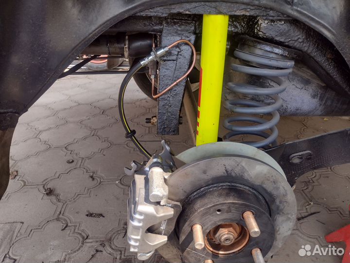 Задние дисковые тормоза (здт) москвич 2141