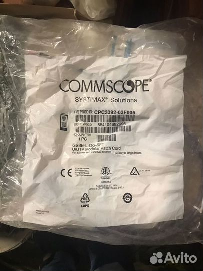 Патч-корды 6е CommScope