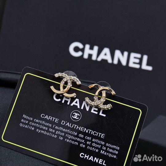 Серьги Chanel