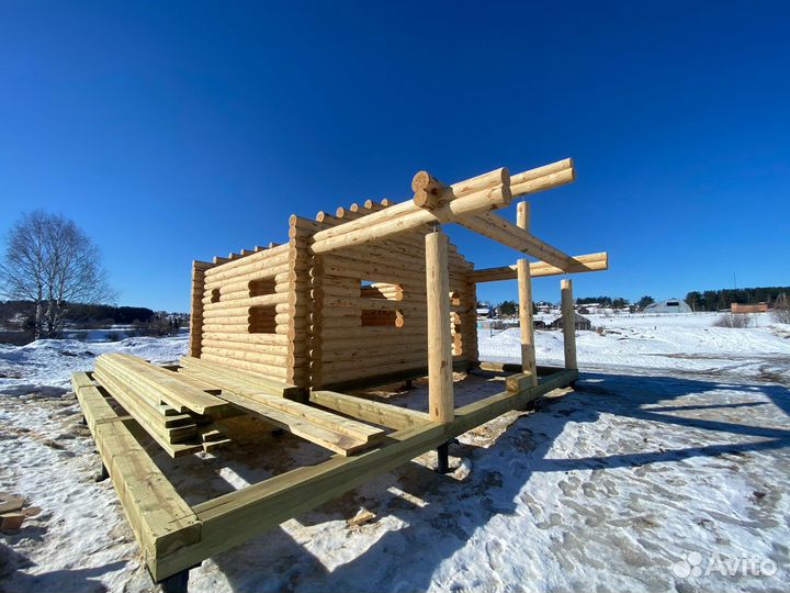 Сруб для бани 6x9