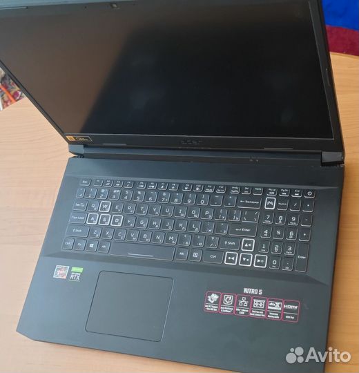 Ноутбук Acer nitro 5 an517 5600H/RTX3060