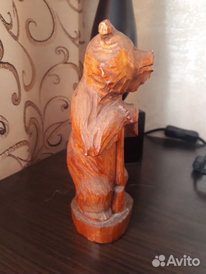 Медведь, деревянная статуэтка, СССР
